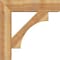 Ekena Millwork Westlake Block Rough Sawn Bracket w/ Offset Brace, Western Red Cedar, 8"W x 32"D x 32"H BKT0806X32X32WTL05RWR - alternate 4